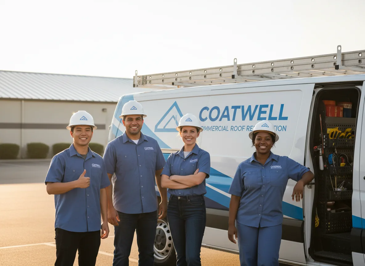 Commercial roof coating company in Kyle, SD